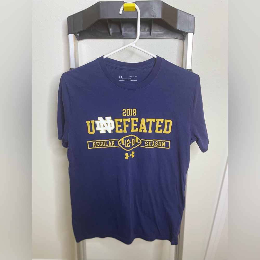 Under Armour Notre Dame 🍀like new🍀 undefeated 2018 season